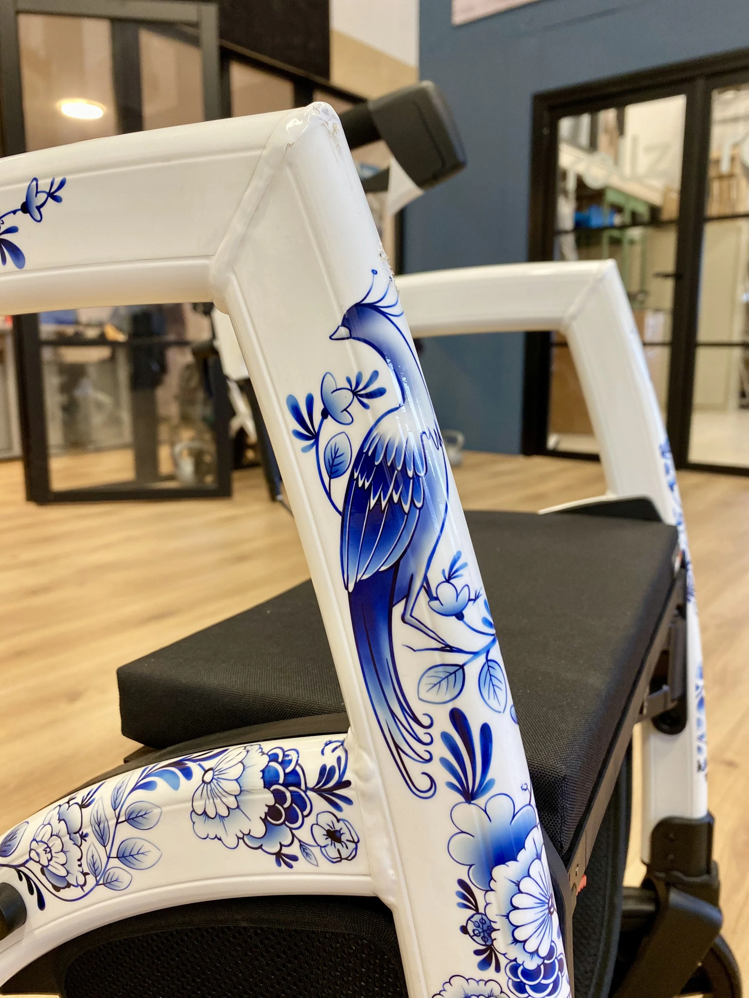 The Rollz Motion Delft Blue: One of the most stylish mobility aids